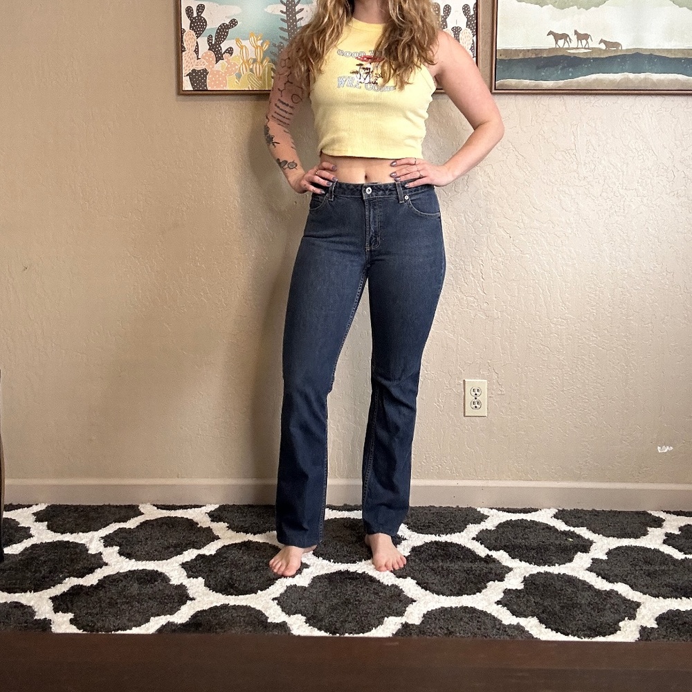 Gap boot cut jeans, cuffed, size 4-6